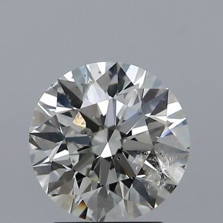 2.00 Carat Round H SI2 EX HRD Natural Diamond