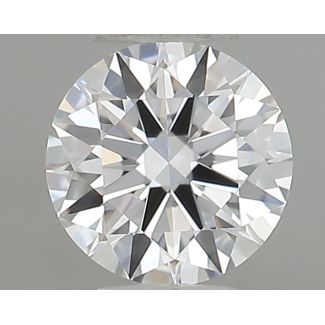 0.35 Carat Round E VVS1 EX GIA Natural Diamond