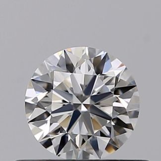 0.40 Carat Round F VS1 VG EX GIA Natural Diamond