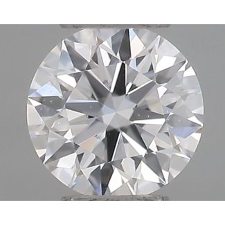 0.27 Carat Round D VS2 EX GIA Natural Diamond