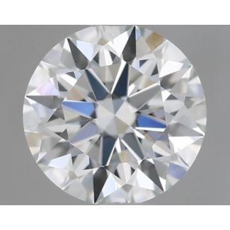 0.36 Carat Round F VS1 EX GIA Natural Diamond