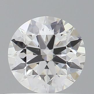 0.5 Carat Round E VS2 EX GIA Natural Diamond