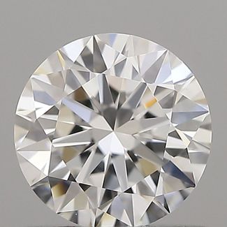 0.6 Carat Round E VVS1 EX GIA Natural Diamond