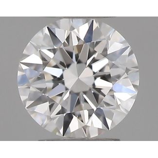 0.18 Carat Round E VVS2 EX GIA Natural Diamond