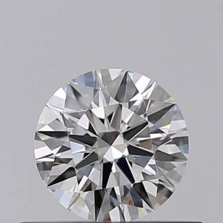 0.31 Carat Round F VVS1 EX GIA Natural Diamond