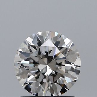 1.01 Carat Round H SI1 EX GIA Natural Diamond