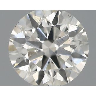 0.31 Carat Round G SI1 EX VG IGI Natural Diamond