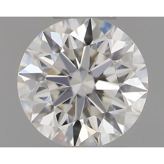 0.32 Carat Round H IF EX IGI Natural Diamond