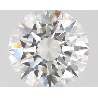 0.52 Carat Round F VS1 EX GIA Natural Diamond