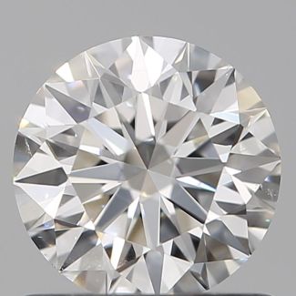 0.8 Carat Round E SI1 EX GIA Natural Diamond