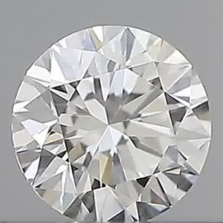 0.26 Carat Round F VS1 EX GIA Natural Diamond