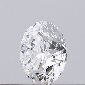 0.23 Carat Round D VVS1 EX GIA Natural Diamond