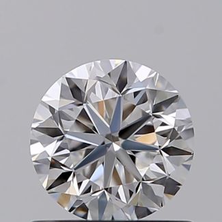 0.70 Carat Round D VS2 GD EX VG GIA Natural Diamond