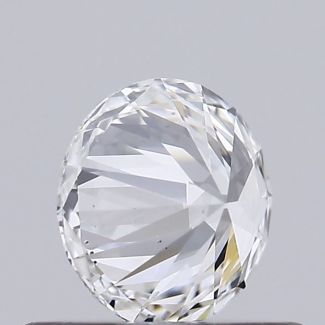 0.57 Carat Round F VS2 EX GIA Natural Diamond