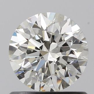 0.80 Carat Round K VS2 VG EX GIA Natural Diamond