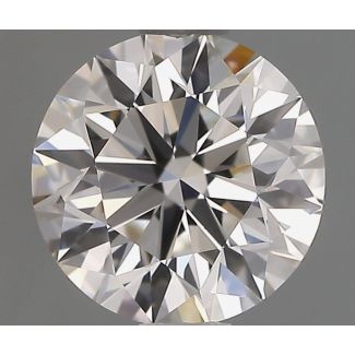 1.03 Carat Round H VVS2 EX GIA Natural Diamond