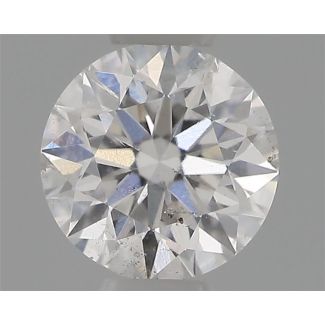 0.30 Carat Round D SI2 EX VG GIA Natural Diamond