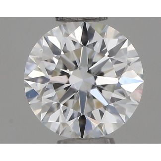 0.44 Carat Round G VS2 EX GIA Natural Diamond