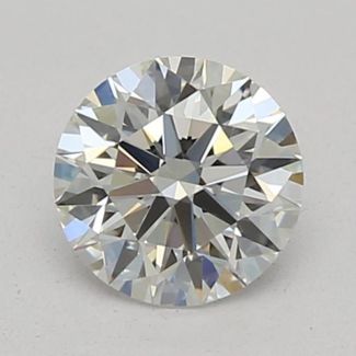 0.36 Carat Round F VVS1 EX GIA Natural Diamond