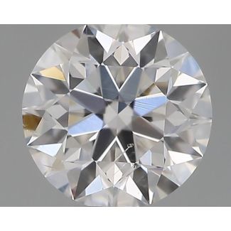 0.32 Carat Round E SI2 EX GIA Natural Diamond