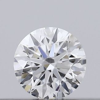 0.18 Carat Round D VS1 EX VG GIA Natural Diamond