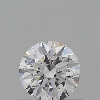 0.4 Carat Round D VS2 EX GIA Natural Diamond