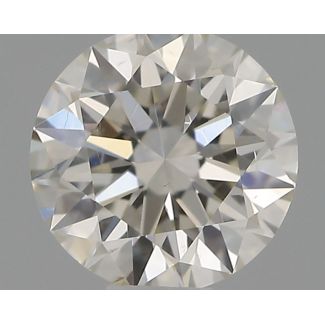 0.35 Carat Round H VS1 EX IGI Natural Diamond