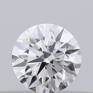 0.15 Carat Round E VVS1 EX GIA Natural Diamond