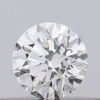 0.19 Carat Round F SI1 EX GIA Natural Diamond