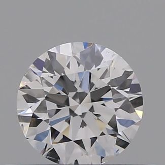 0.35 Carat Round D SI2 EX VG GIA Natural Diamond