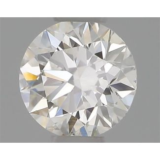 0.30 Carat Round G SI1 EX IGI Natural Diamond