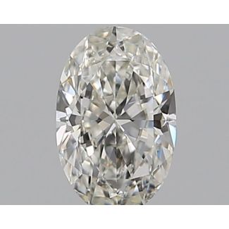 0.7 Carat Oval H VVS2 - EX GIA Natural Diamond