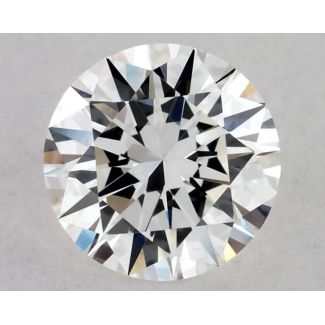 0.43 Carat Round G VVS2 EX GIA Natural Diamond