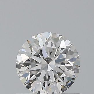 0.5 Carat Round F SI1 EX GIA Natural Diamond