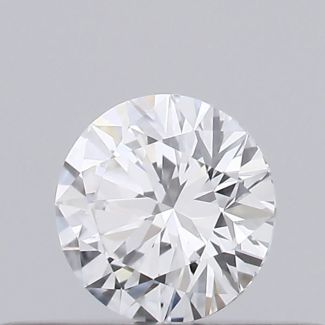 0.22 Carat Round D VS1 EX GIA Natural Diamond