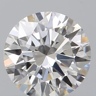 0.35 Carat Round E VVS2 EX GIA Natural Diamond