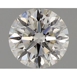 0.31 Carat Round J SI2 EX GIA Natural Diamond