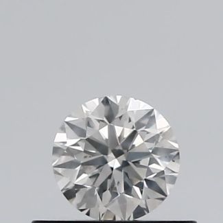 0.38 Carat Round G SI2 EX IGI Natural Diamond