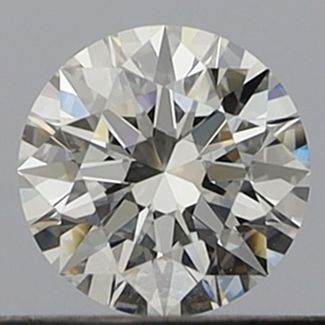 0.34 Carat Round F IF EX GIA Natural Diamond