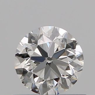 0.50 Carat Round F VVS1 VG EX GIA Natural Diamond