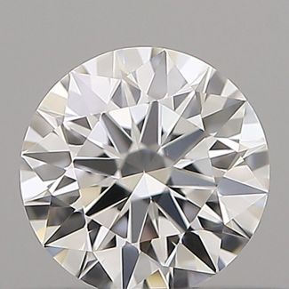 0.32 Carat Round D VVS2 EX GIA Natural Diamond