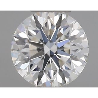 0.45 Carat Round F VVS1 EX GIA Natural Diamond