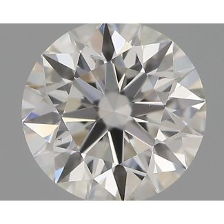 0.41 Carat Round F VS1 EX IGI Natural Diamond