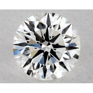 0.5 Carat Round F VVS2 EX VG GIA Natural Diamond