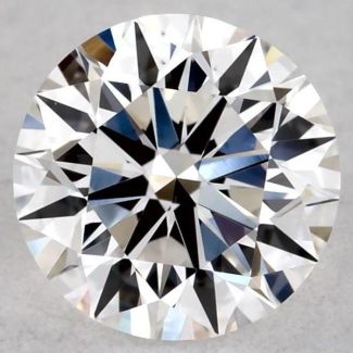 0.55 Carat Round F VS1 EX GIA Natural Diamond