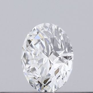 0.21 Carat Round D SI1 EX GIA Natural Diamond