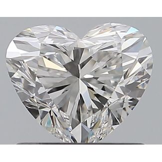 0.8 Carat Heart E VVS1 - EX GIA Natural Diamond