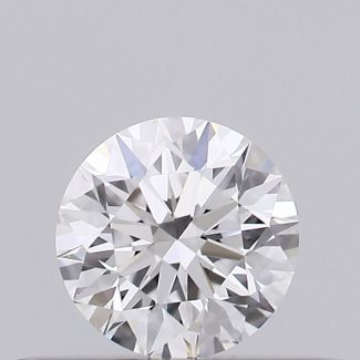 0.27 Carat Round D VVS2 VG EX GIA Natural Diamond