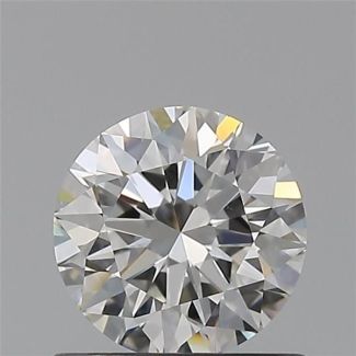 0.65 Carat Round H VS2 EX GIA Natural Diamond