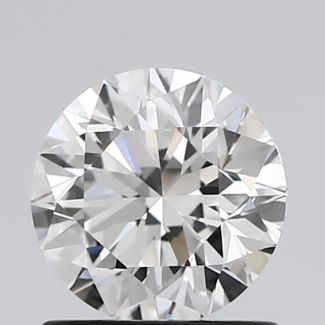 1.0 Carat Round D VVS2 EX VG GIA Natural Diamond